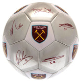 West Ham bal handtekeningen zilver